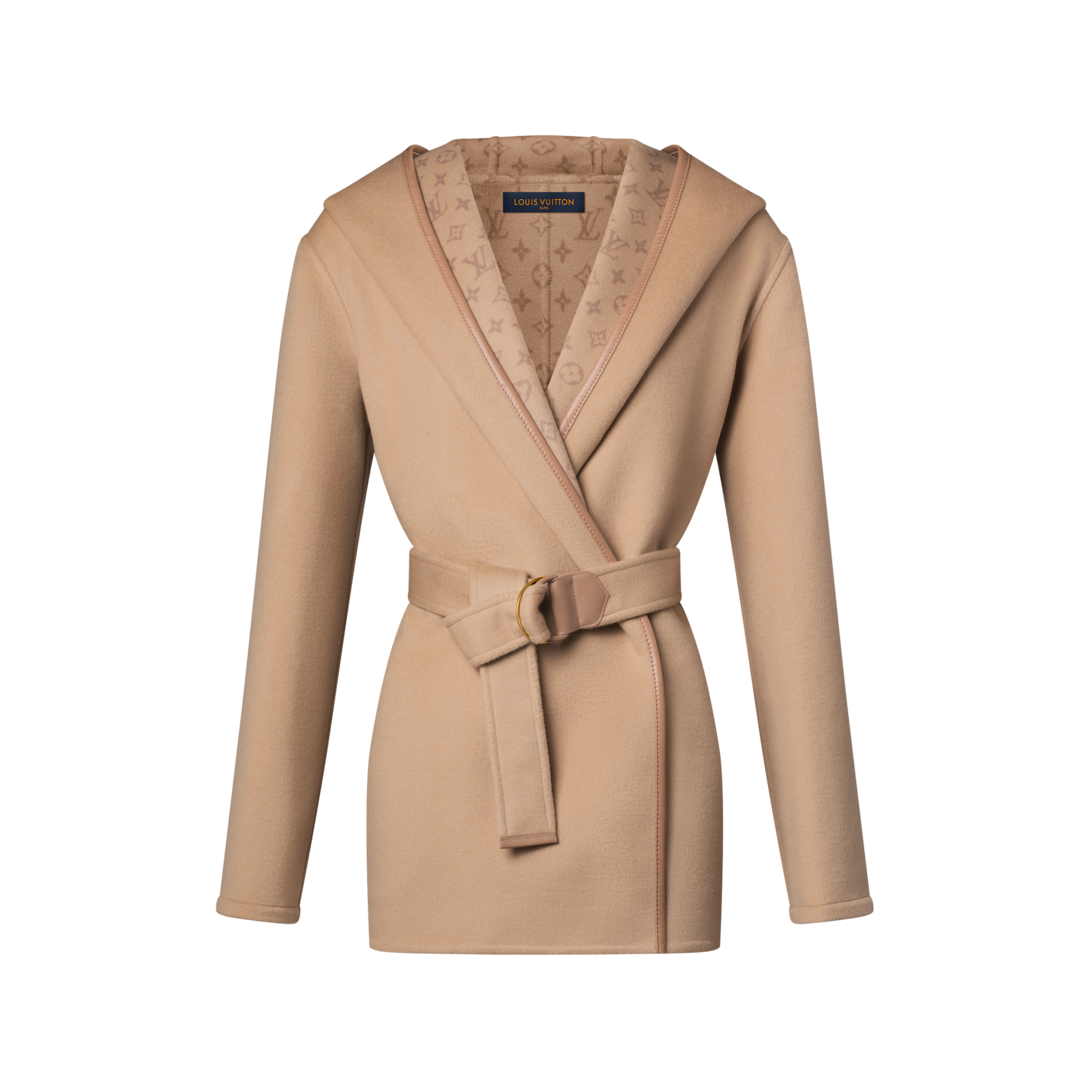 Belted Short Wrap Pea Coat - Ready-to-Wear 1AHUQC | LOUIS VUITTON